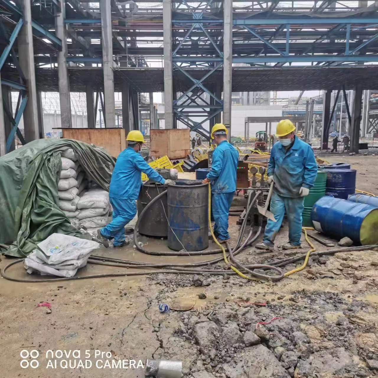 莱芜设备基础下沉沉降注浆加固施工